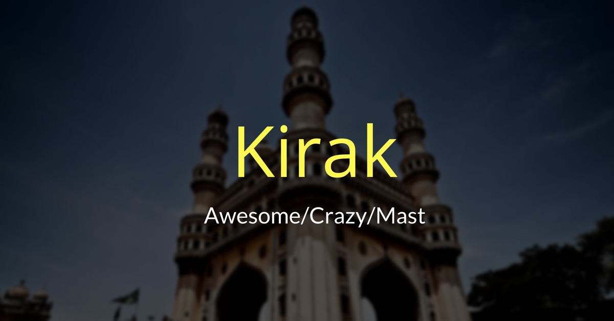 Slang words of Hyderabad