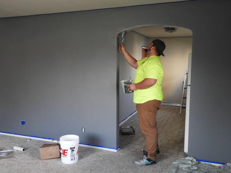 Why does painting services come last during home renovation