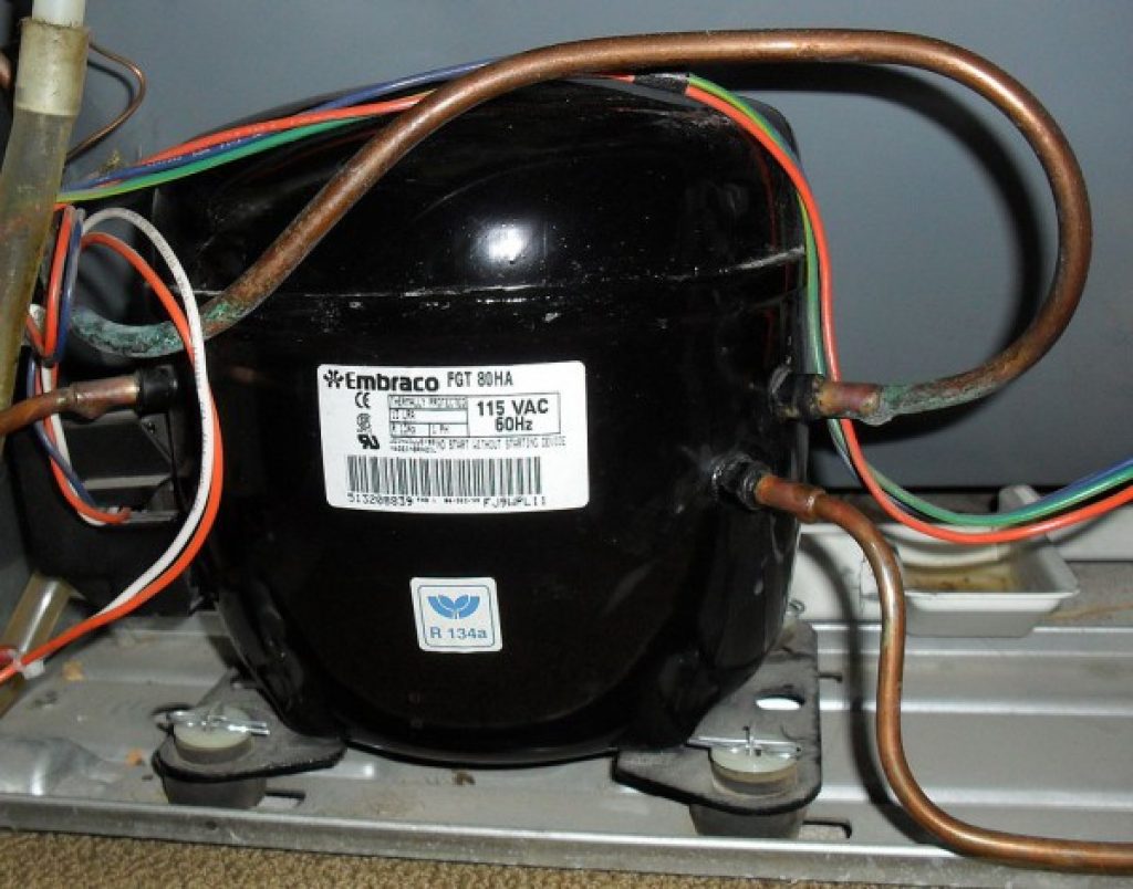 fridge compressor running but not cooling